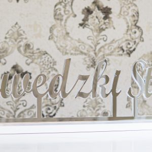 Napis Szwedzki stół