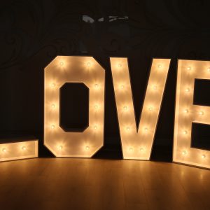 Napis LOVE 120 cm wypożyczenie